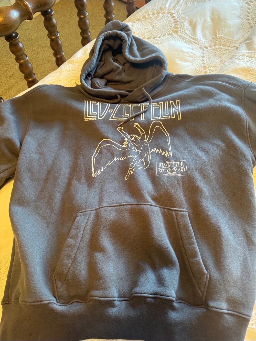 Holster Black Graphic Pullover Hoodie